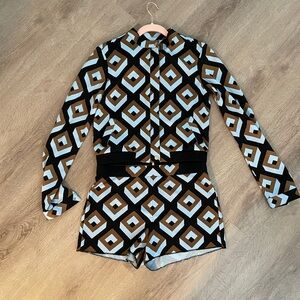 Diane Von Furstenberg Shorts Set